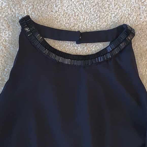 Jennifer Lopez Beaded Top, Size Medium, Black - Picture 2 of 12
